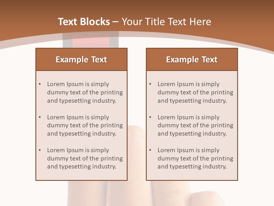 Man Electrical Control PowerPoint Template