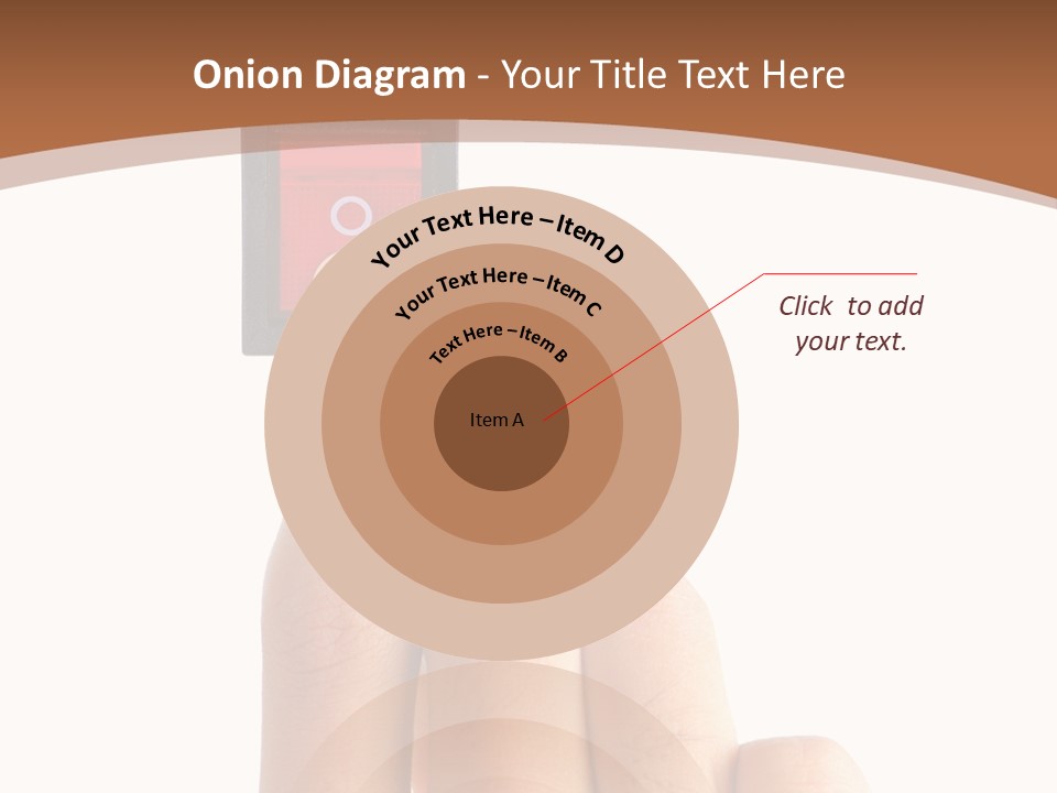 Man Electrical Control PowerPoint Template