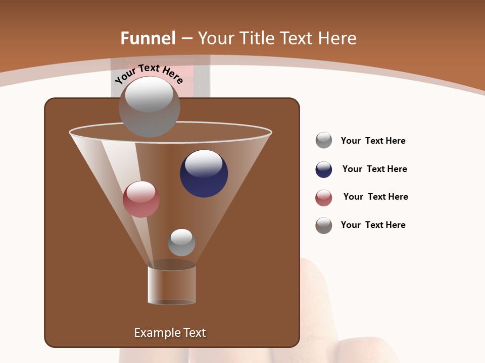 Man Electrical Control PowerPoint Template