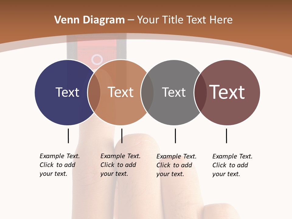 Man Electrical Control PowerPoint Template