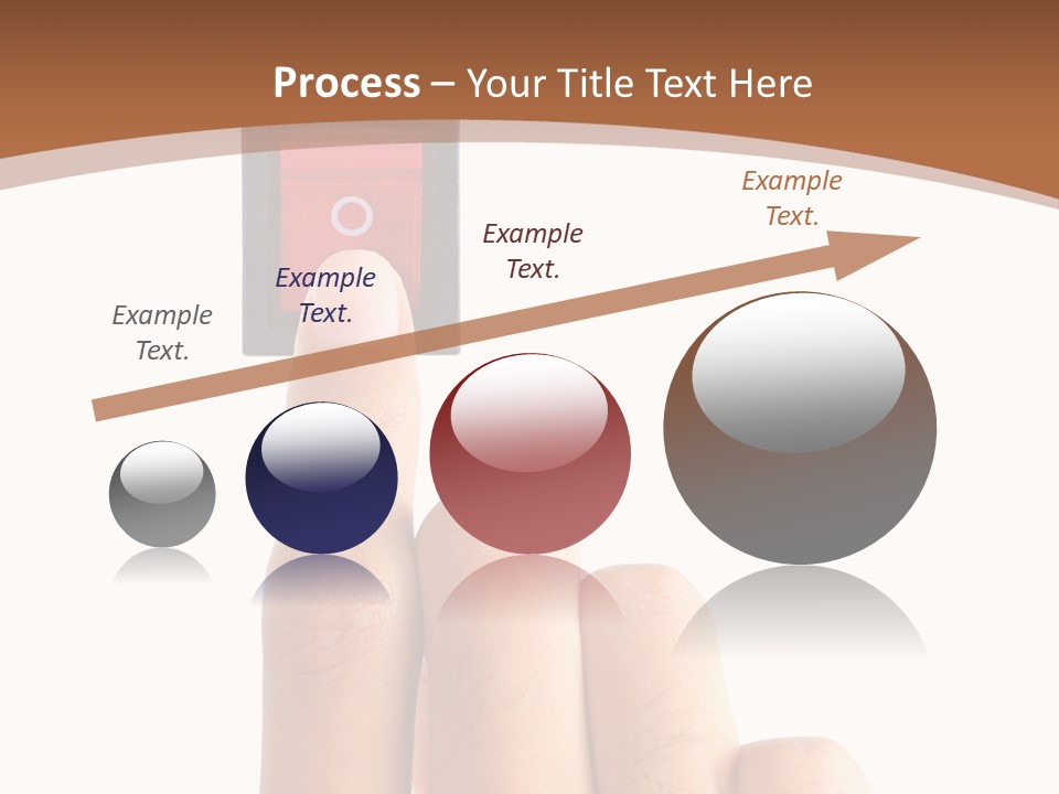 Man Electrical Control PowerPoint Template