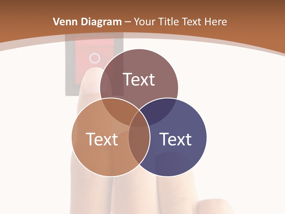 Man Electrical Control PowerPoint Template