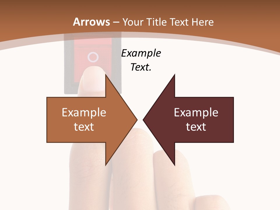 Man Electrical Control PowerPoint Template
