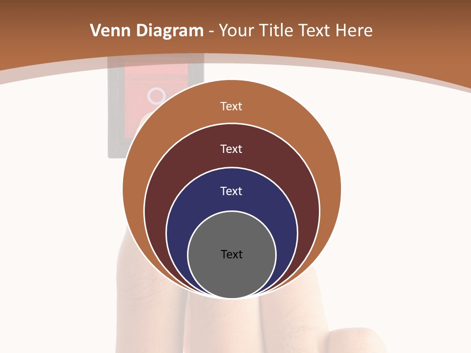 Man Electrical Control PowerPoint Template