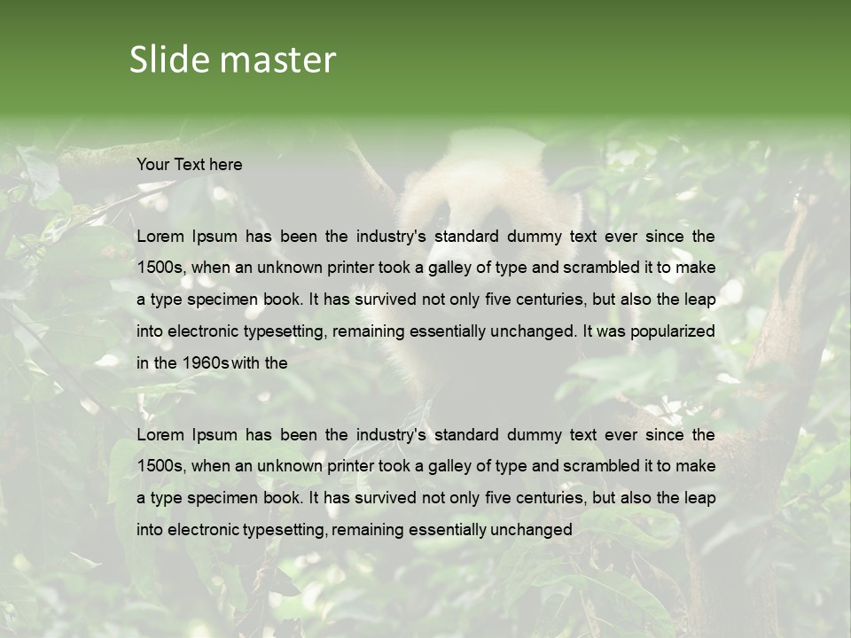 Cute Tree Rare PowerPoint Template