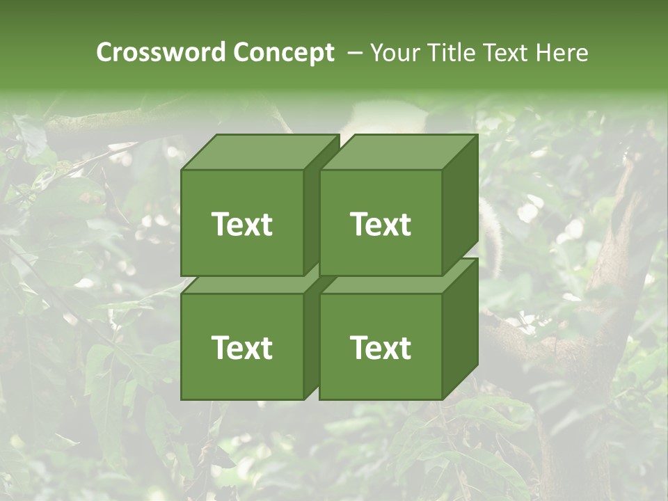 Cute Tree Rare PowerPoint Template