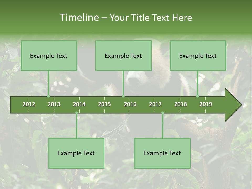 Cute Tree Rare PowerPoint Template