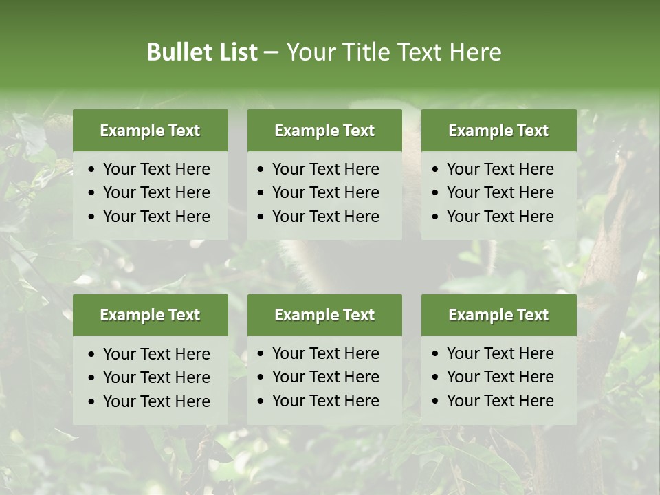 Cute Tree Rare PowerPoint Template