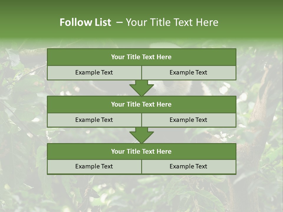 Cute Tree Rare PowerPoint Template