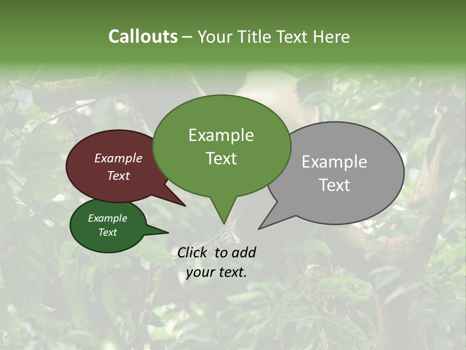 Cute Tree Rare PowerPoint Template