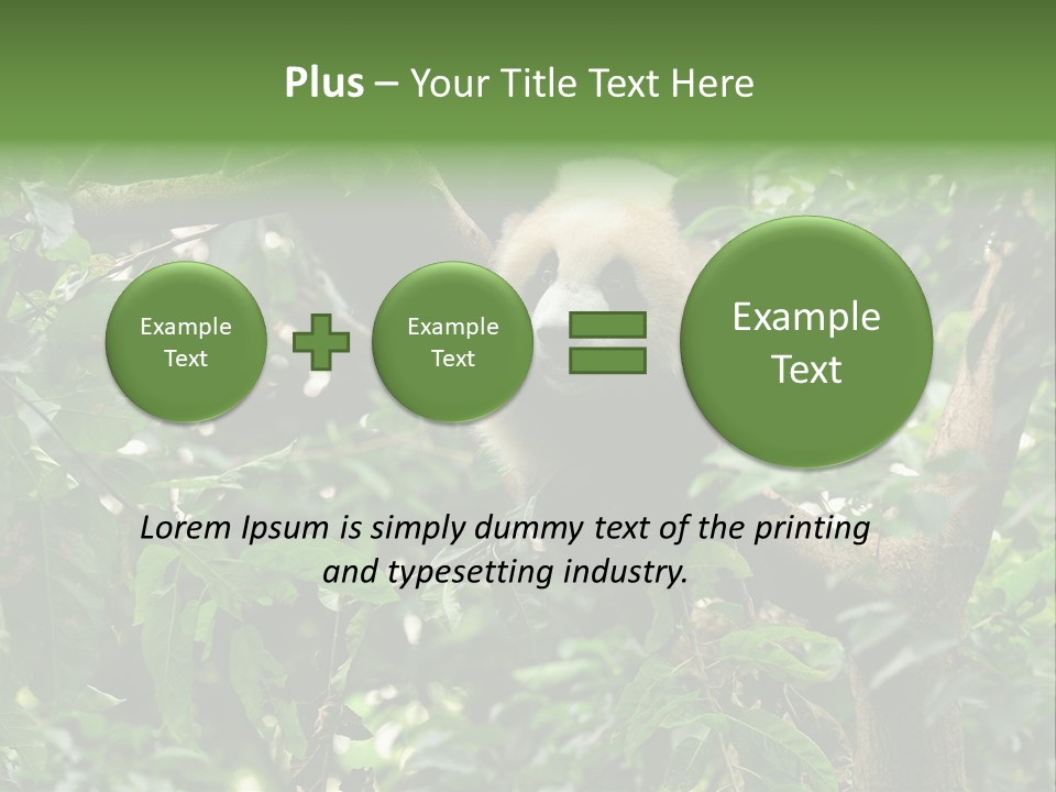 Cute Tree Rare PowerPoint Template