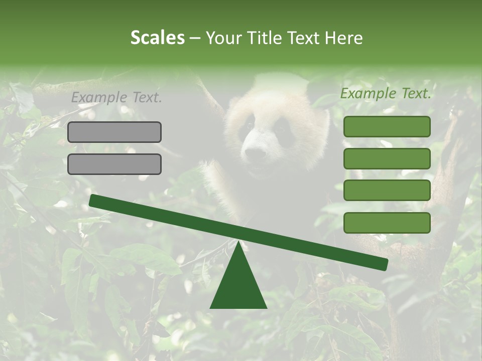 Cute Tree Rare PowerPoint Template