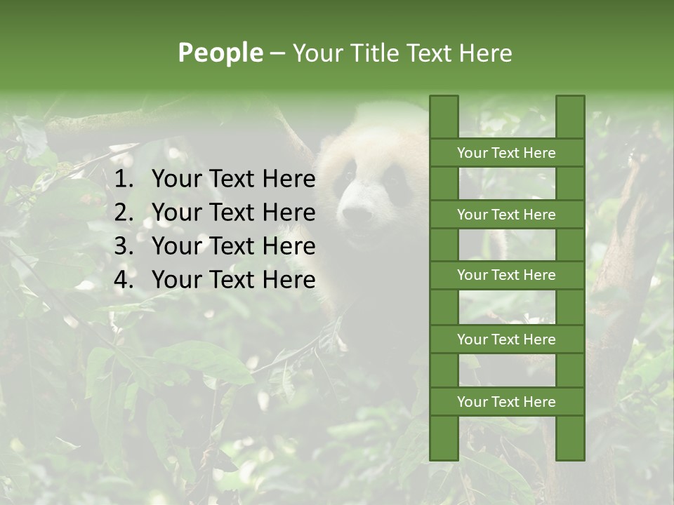 Cute Tree Rare PowerPoint Template