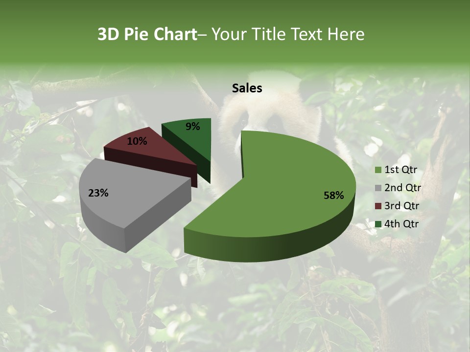 Cute Tree Rare PowerPoint Template