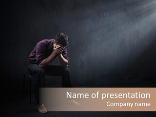 Depression Suicide Faith PowerPoint Template