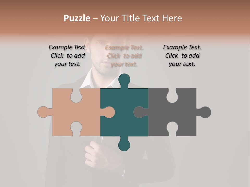 Suit Isolated Studio PowerPoint Template