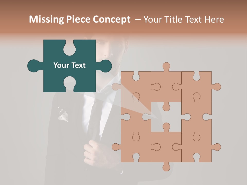 Suit Isolated Studio PowerPoint Template