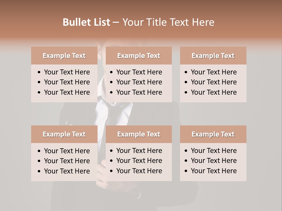 Suit Isolated Studio PowerPoint Template
