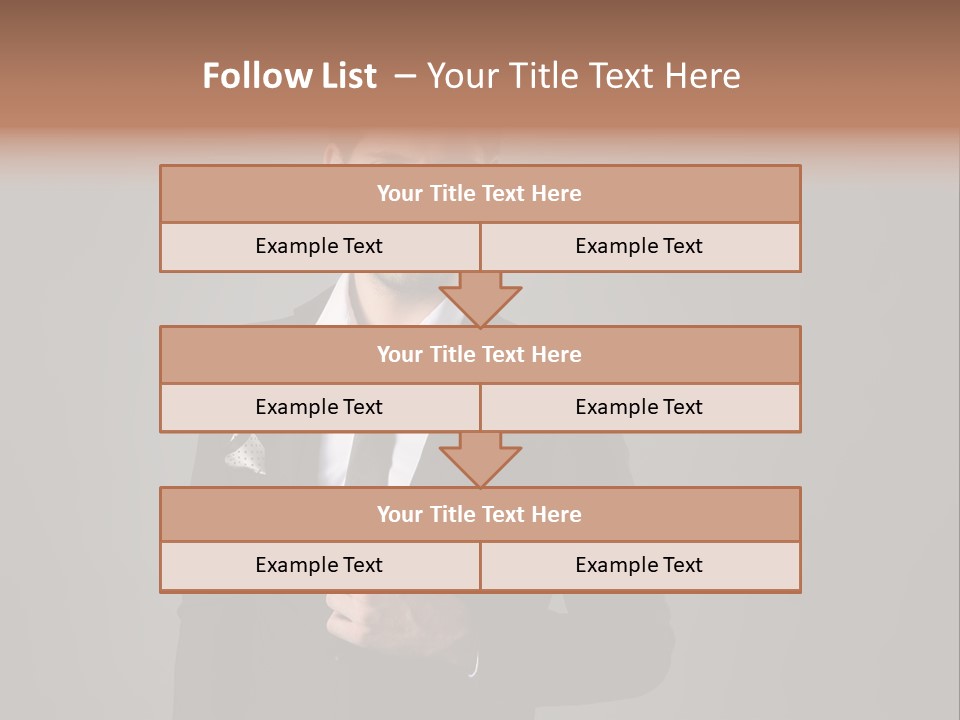 Suit Isolated Studio PowerPoint Template