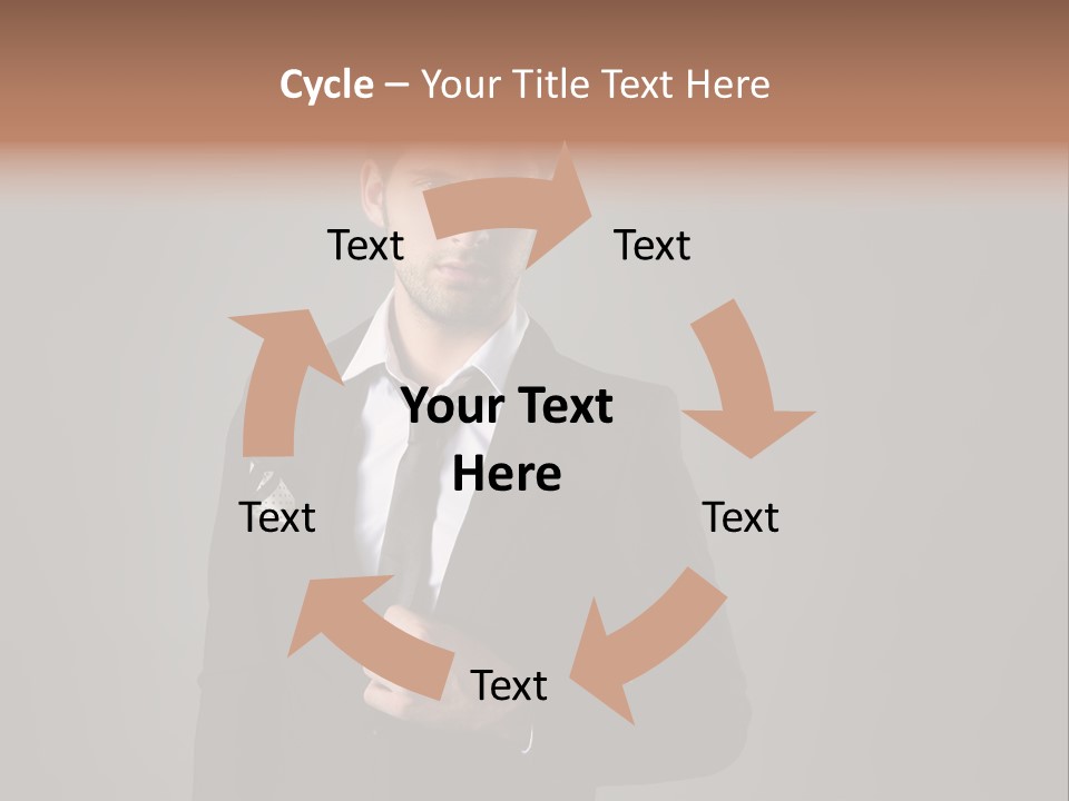 Suit Isolated Studio PowerPoint Template