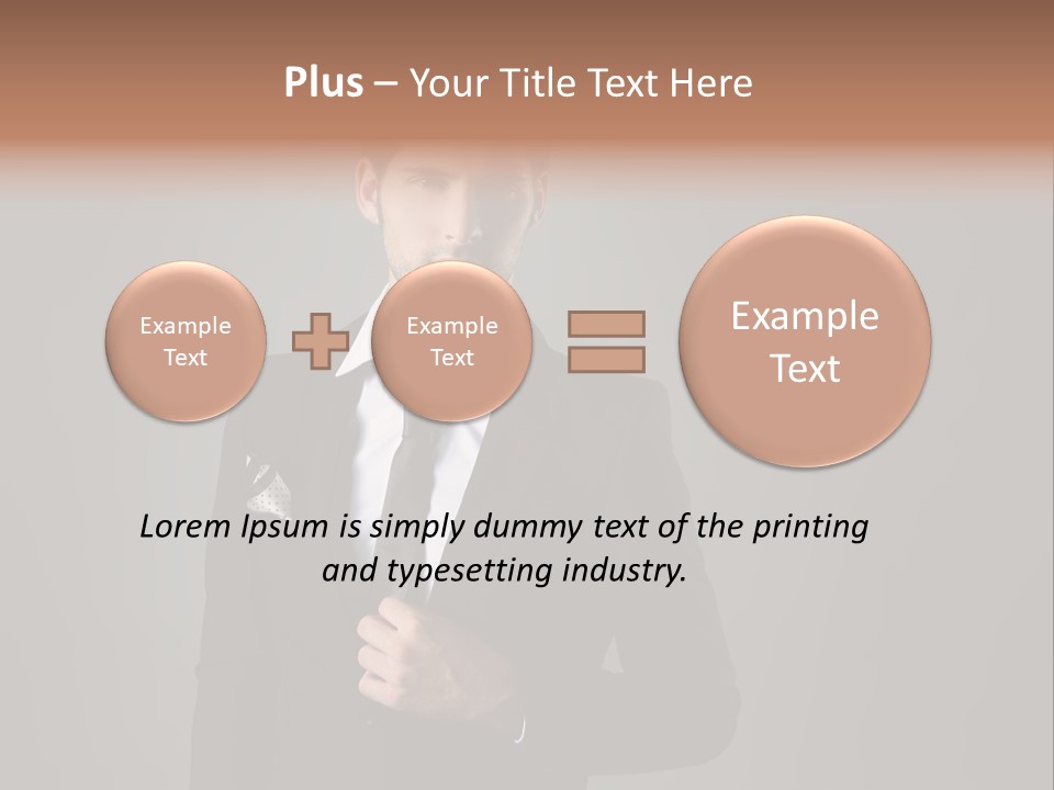 Suit Isolated Studio PowerPoint Template