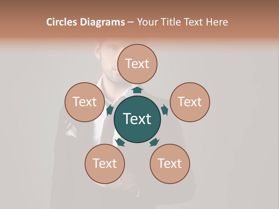 Suit Isolated Studio PowerPoint Template