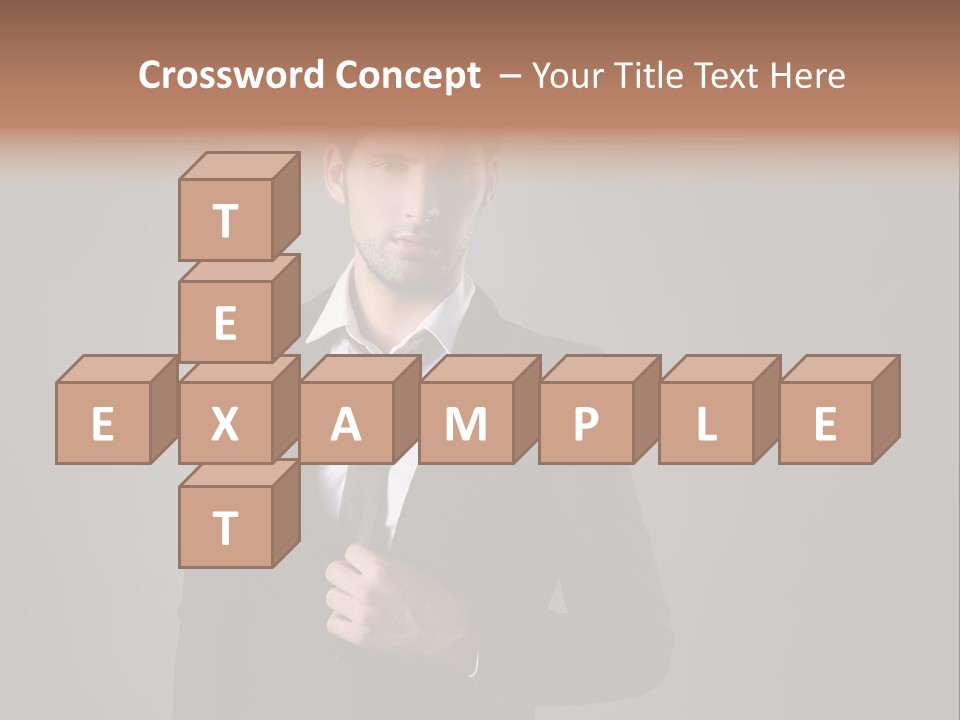 Suit Isolated Studio PowerPoint Template