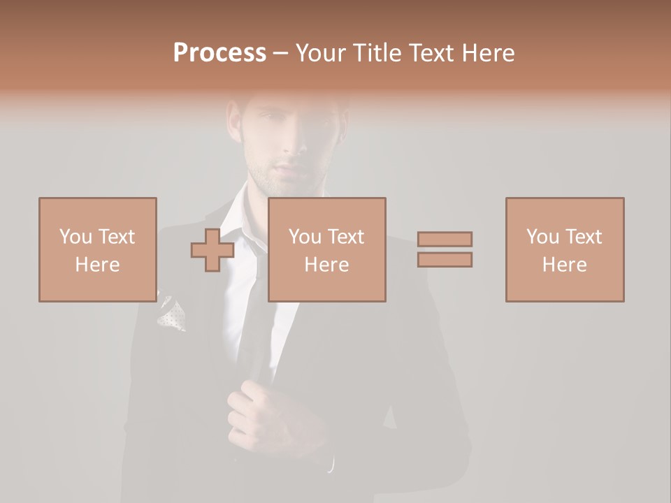 Suit Isolated Studio PowerPoint Template
