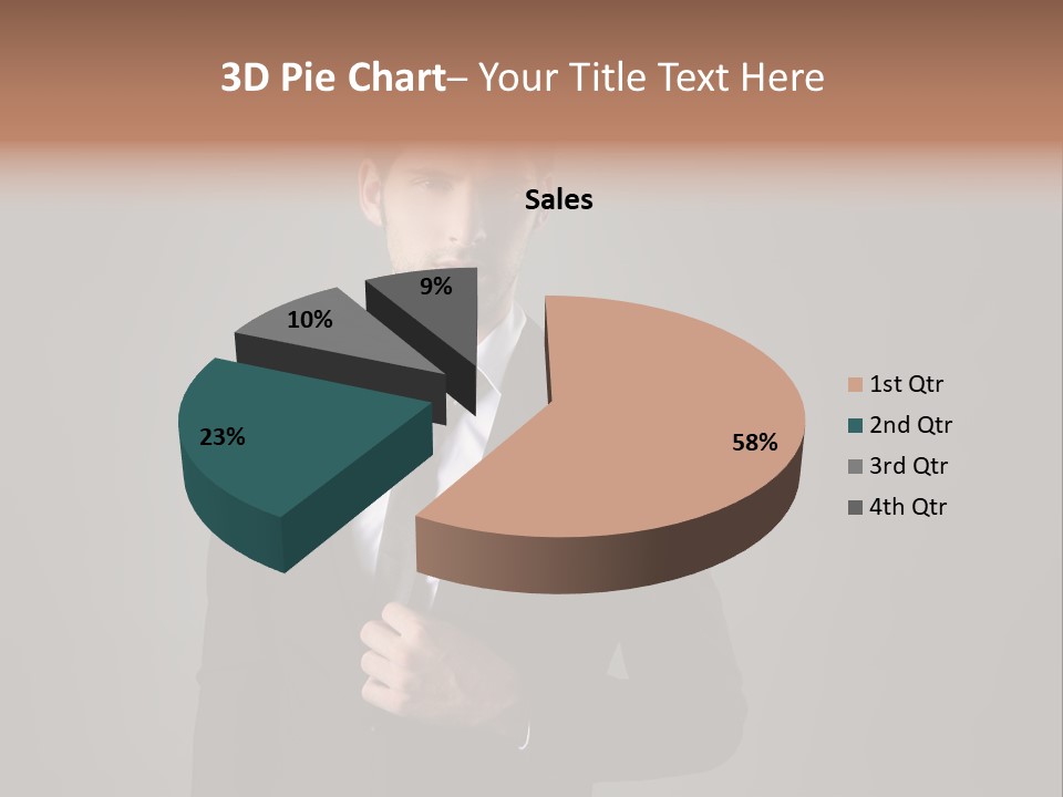 Suit Isolated Studio PowerPoint Template