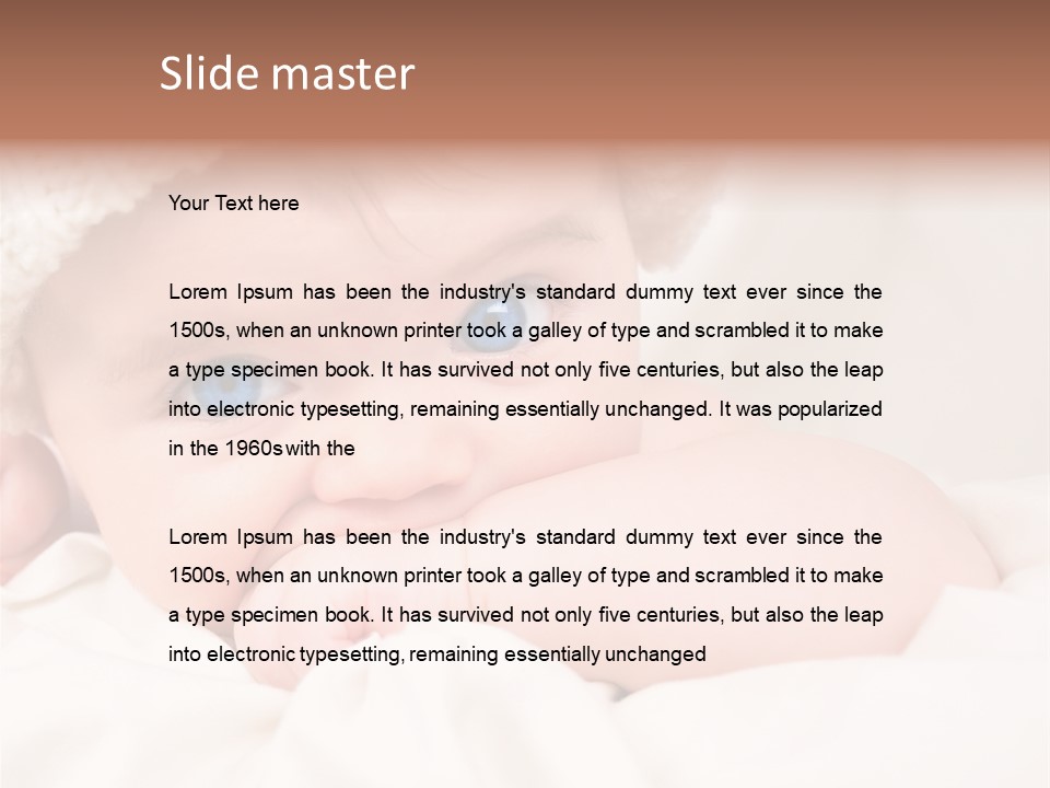 Little Infant Generation PowerPoint Template