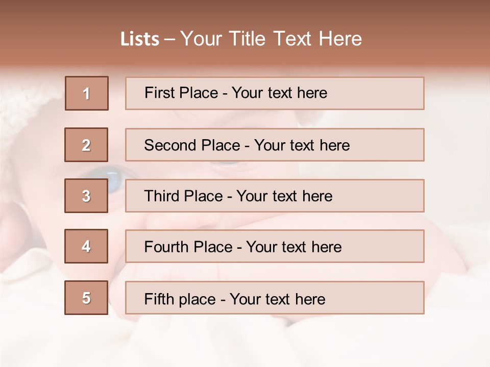 Little Infant Generation PowerPoint Template