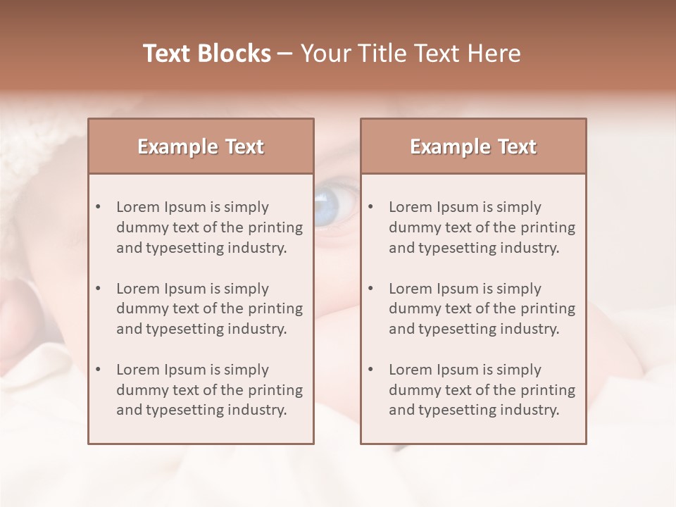 Little Infant Generation PowerPoint Template