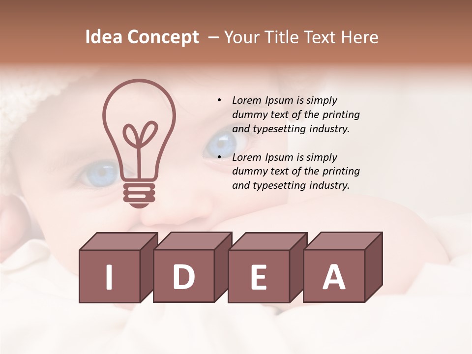Little Infant Generation PowerPoint Template