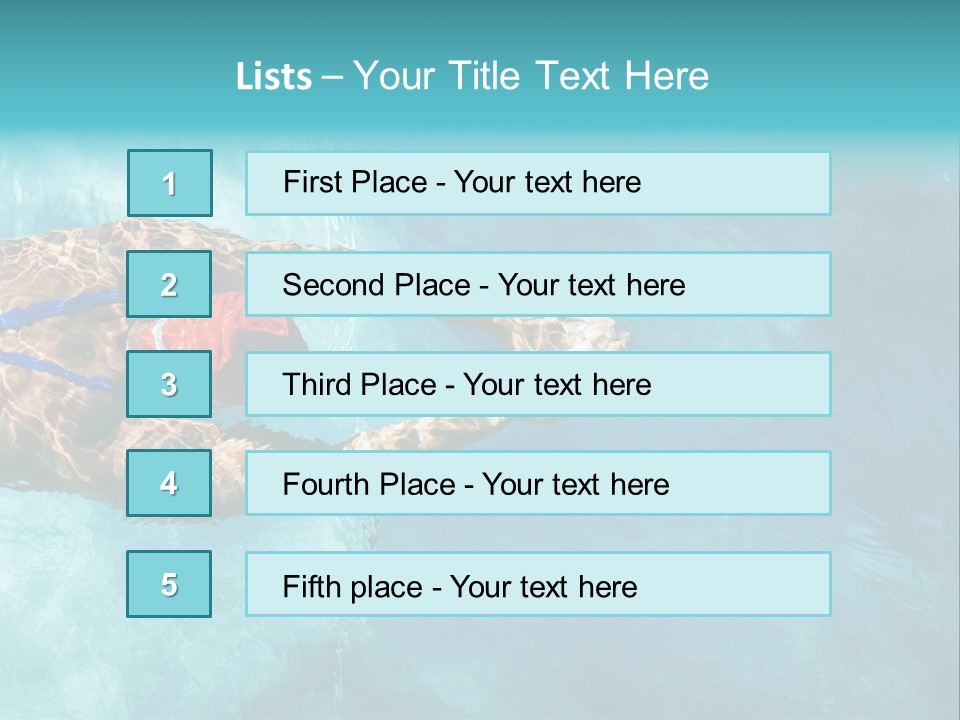 Champion Competition Picture PowerPoint Template