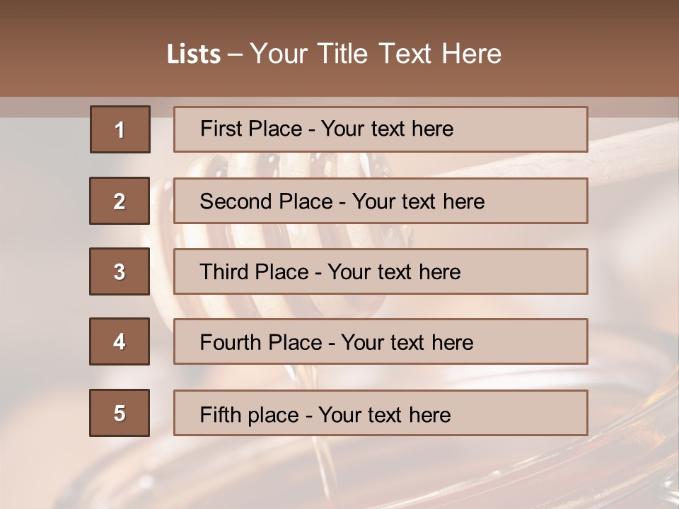 Wood Lunch Yellow PowerPoint Template