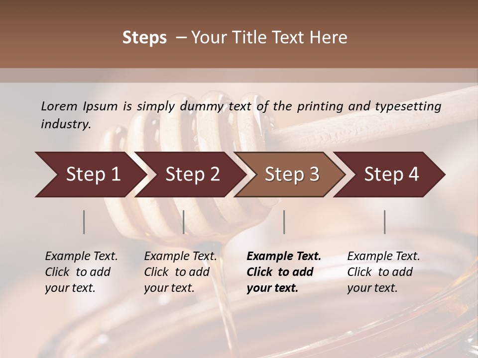 Wood Lunch Yellow PowerPoint Template
