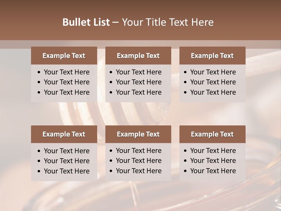 Wood Lunch Yellow PowerPoint Template