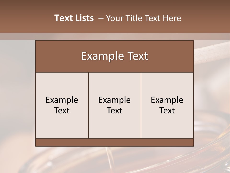 Wood Lunch Yellow PowerPoint Template