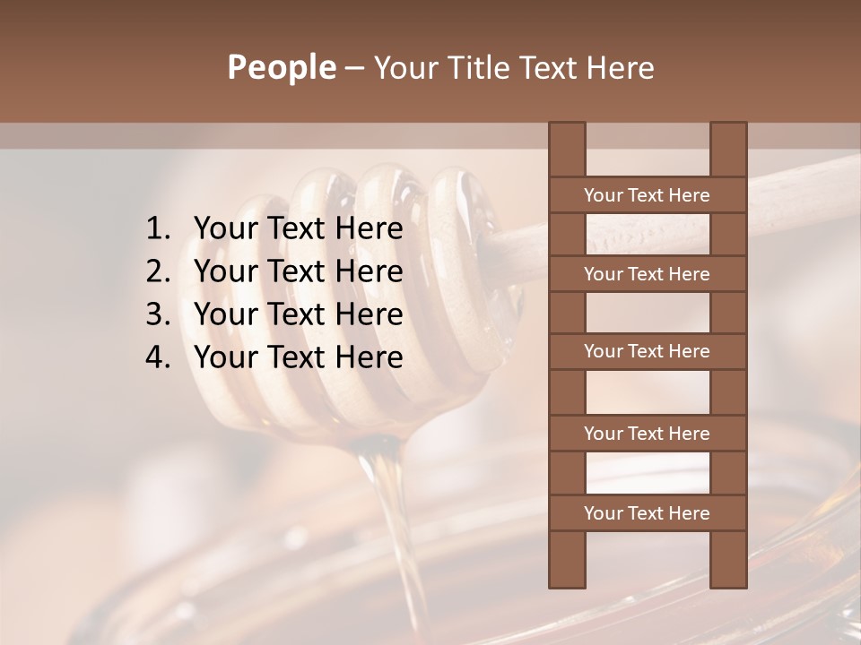 Wood Lunch Yellow PowerPoint Template