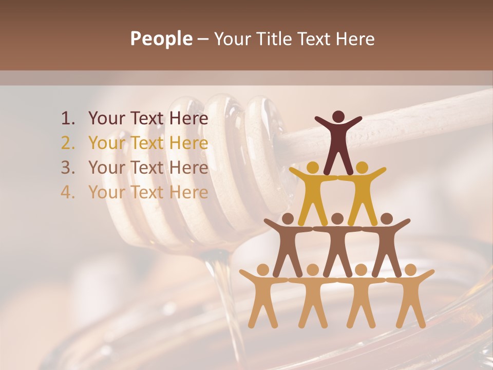 Wood Lunch Yellow PowerPoint Template