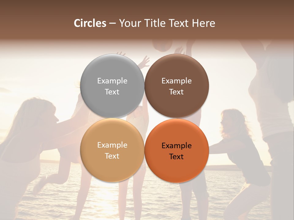 Joy Leisure Teenagers PowerPoint Template