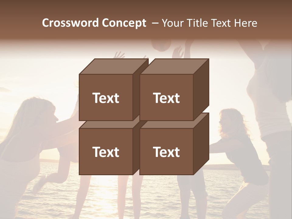Joy Leisure Teenagers PowerPoint Template