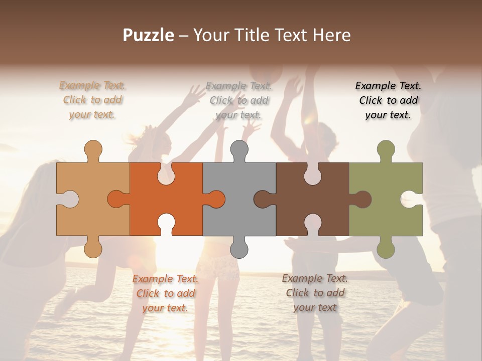 Joy Leisure Teenagers PowerPoint Template