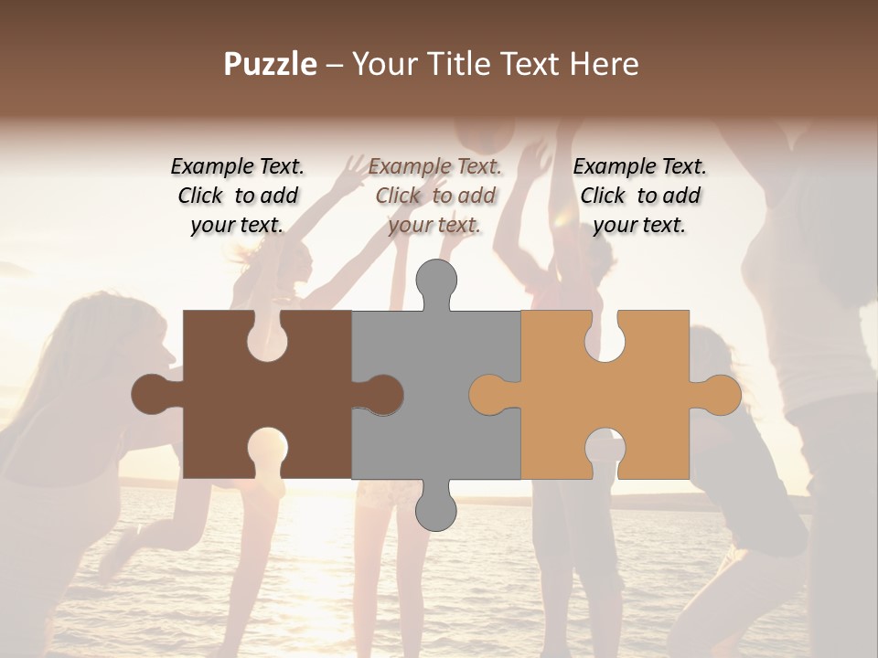 Joy Leisure Teenagers PowerPoint Template