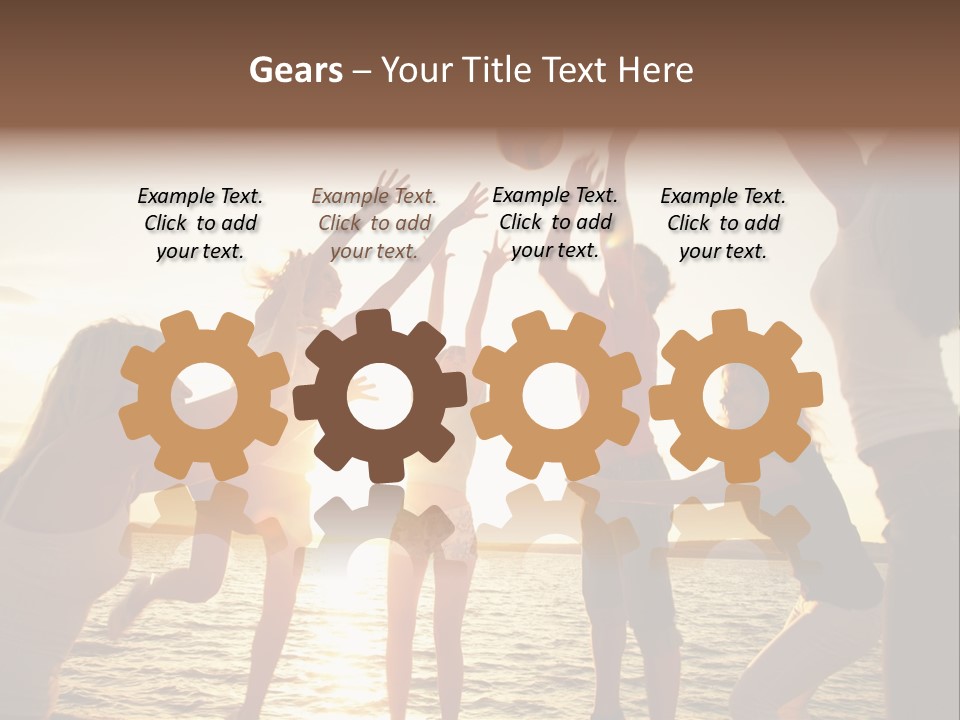 Joy Leisure Teenagers PowerPoint Template