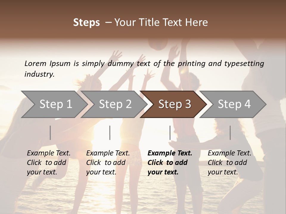 Joy Leisure Teenagers PowerPoint Template