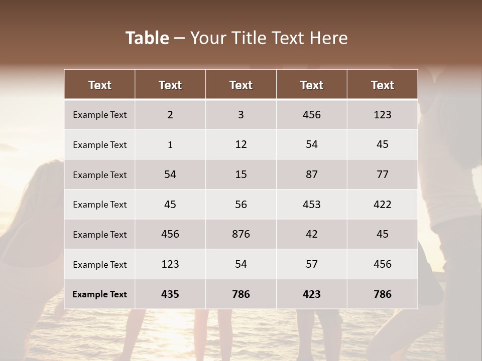 Joy Leisure Teenagers PowerPoint Template