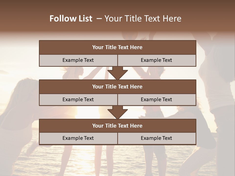 Joy Leisure Teenagers PowerPoint Template