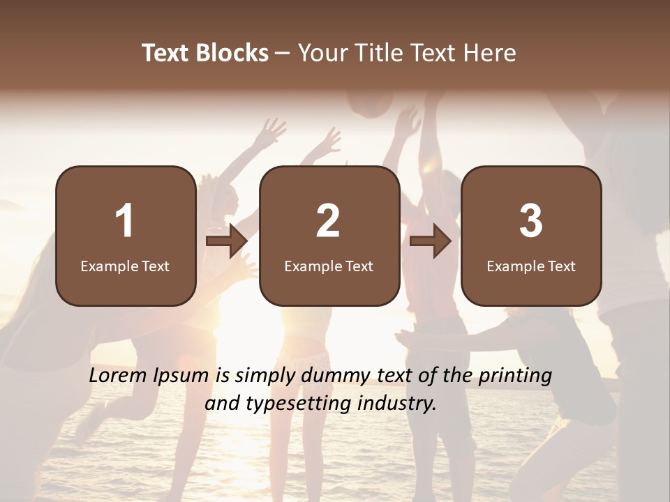 Joy Leisure Teenagers PowerPoint Template