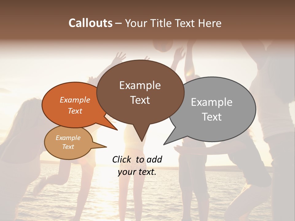 Joy Leisure Teenagers PowerPoint Template